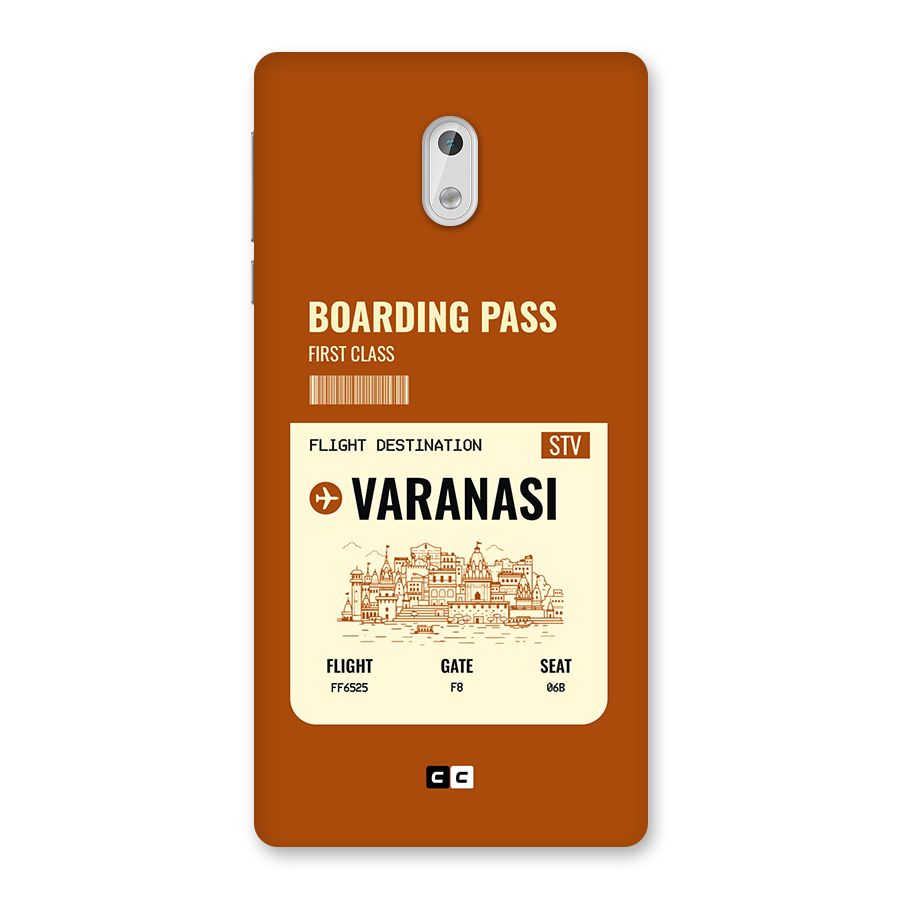Varanasi Boarding Pass Back Case for Nokia 3