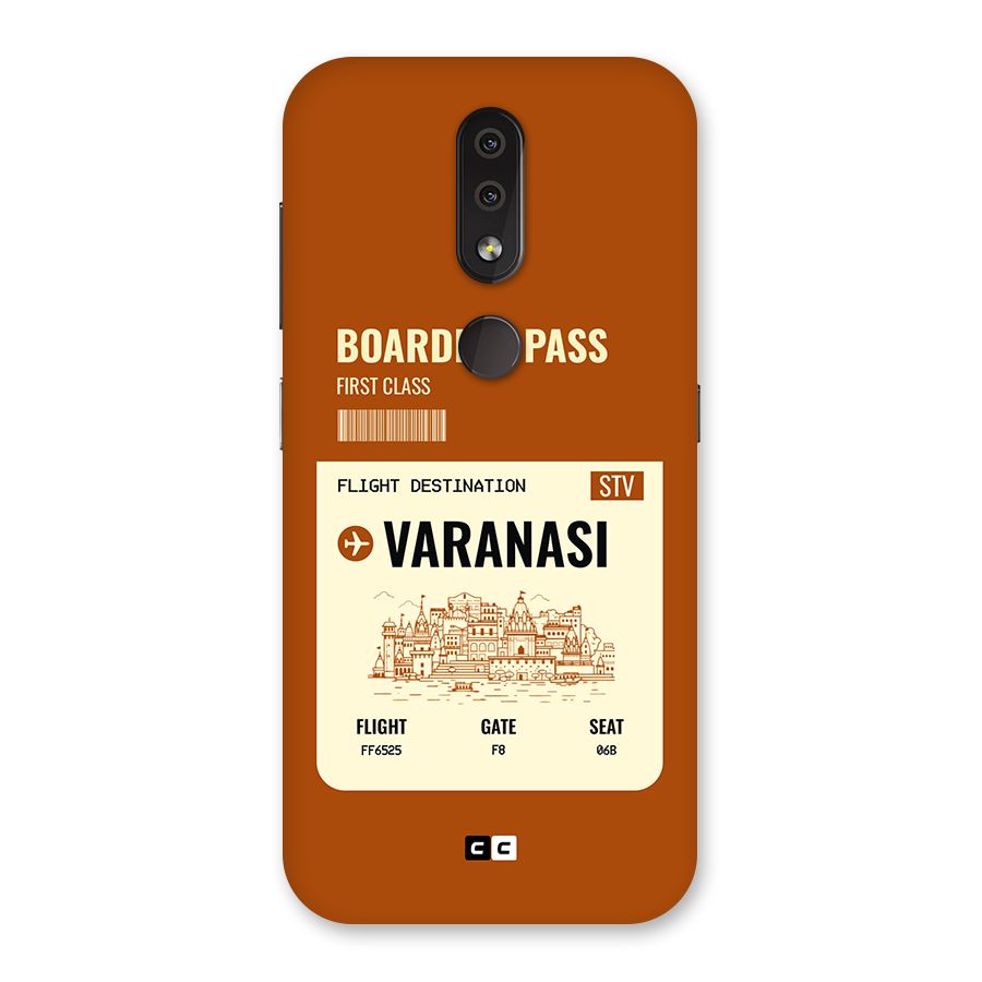 Varanasi Boarding Pass Back Case for Nokia 4.2