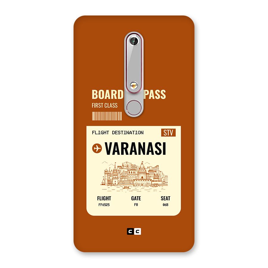 Varanasi Boarding Pass Back Case for Nokia 6.1