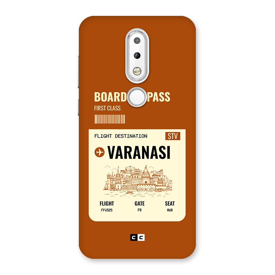 Varanasi Boarding Pass Back Case for Nokia 6.1 Plus