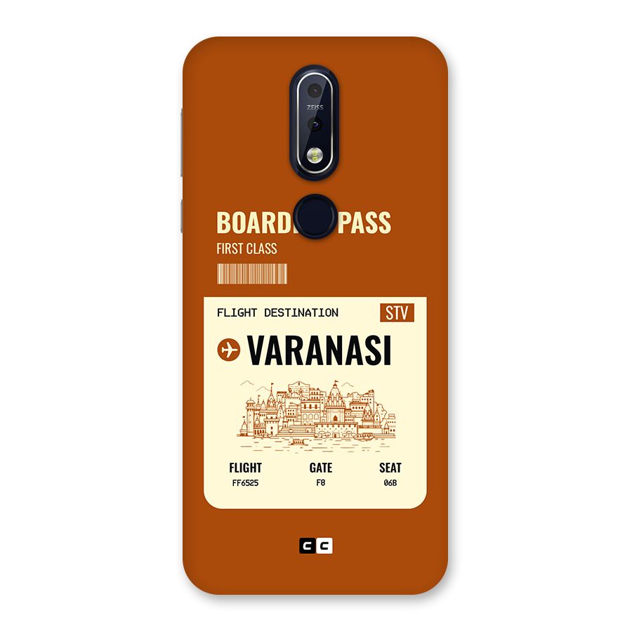 Varanasi Boarding Pass Back Case for Nokia 7.1