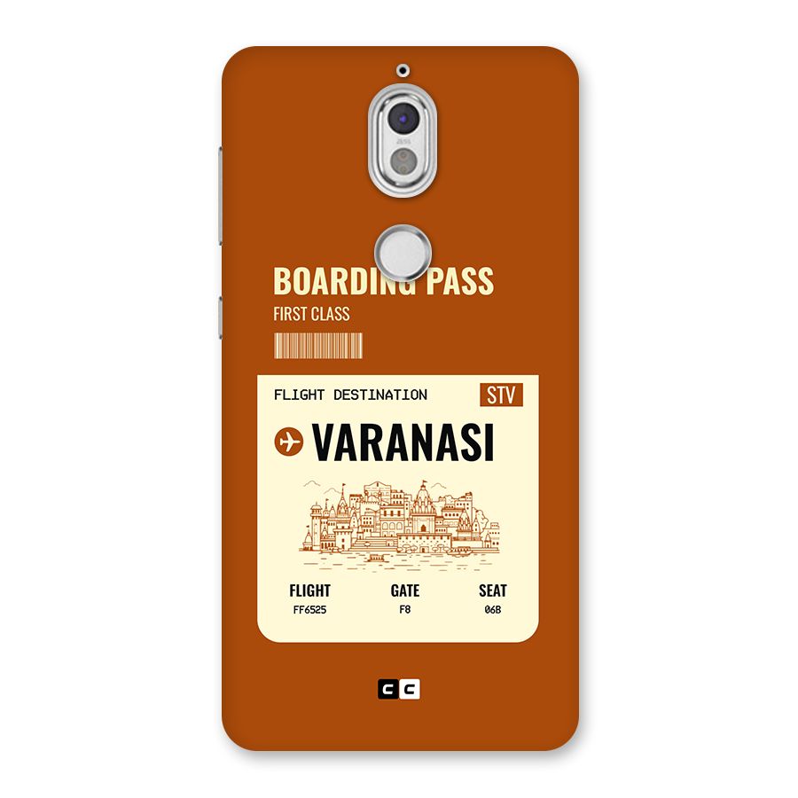 Varanasi Boarding Pass Back Case for Nokia 7