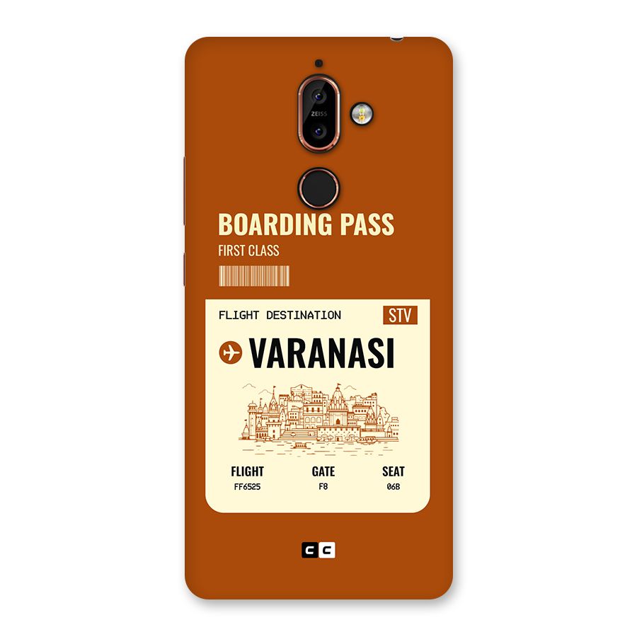 Varanasi Boarding Pass Back Case for Nokia 7 Plus
