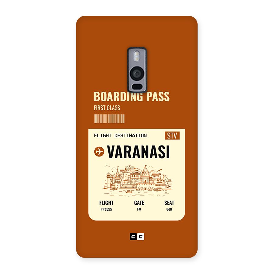 Varanasi Boarding Pass Back Case for OnePlus 2
