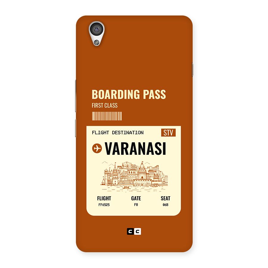 Varanasi Boarding Pass Back Case for OnePlus X