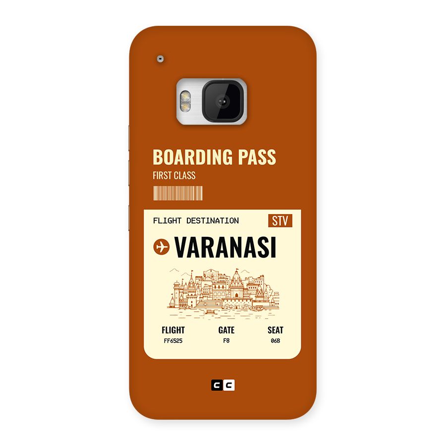 Varanasi Boarding Pass Back Case for One M9