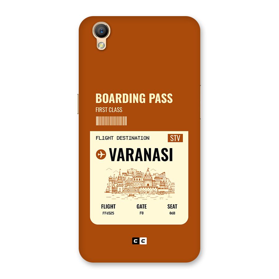 Varanasi Boarding Pass Back Case for Oppo A37