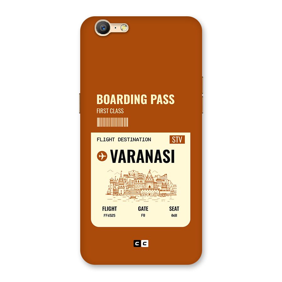Varanasi Boarding Pass Back Case for Oppo A39