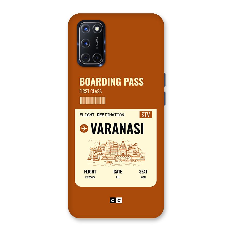 Varanasi Boarding Pass Back Case for Oppo A52