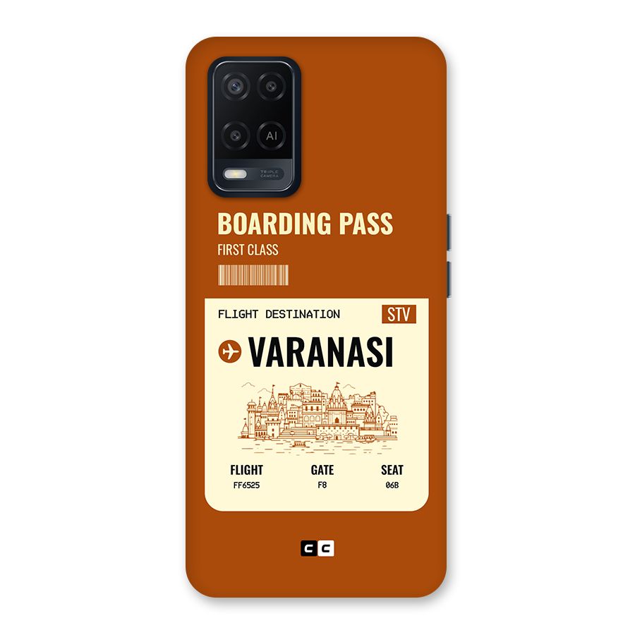 Varanasi Boarding Pass Back Case for Oppo A54