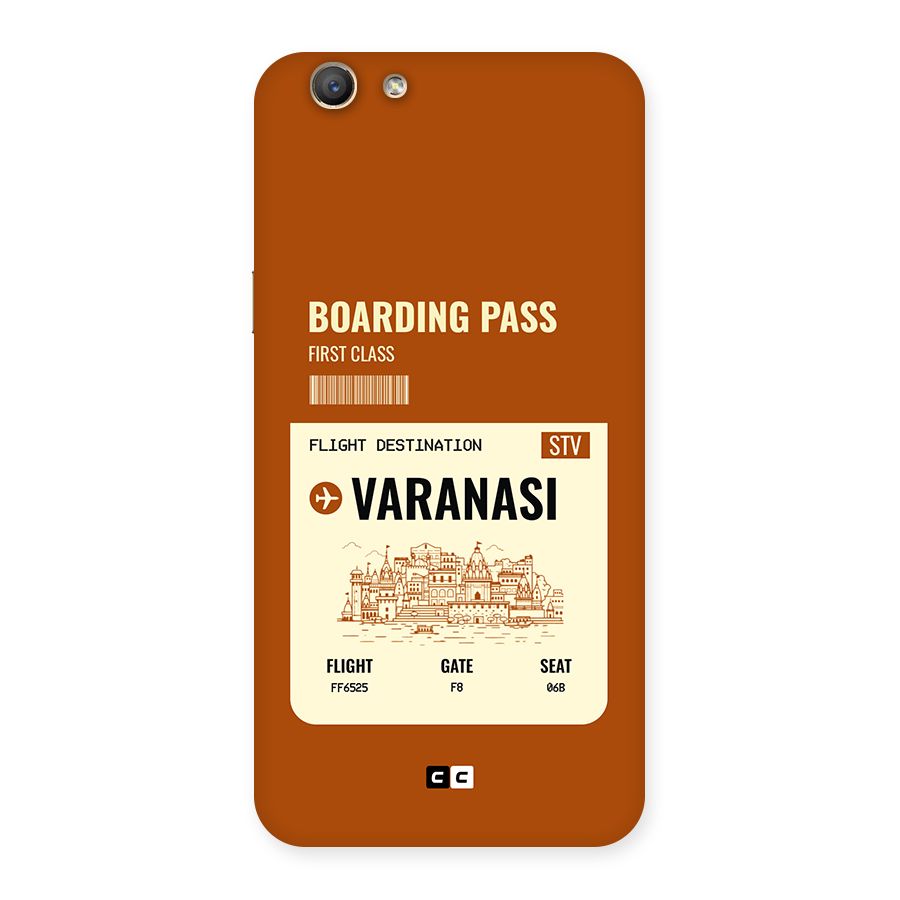 Varanasi Boarding Pass Back Case for Oppo A59