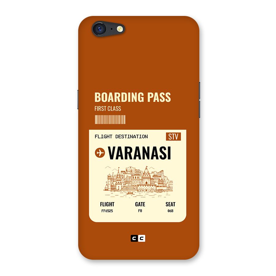 Varanasi Boarding Pass Back Case for Oppo A71