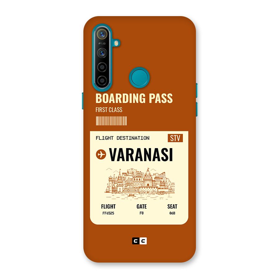 Varanasi Boarding Pass Back Case for Realme 5i