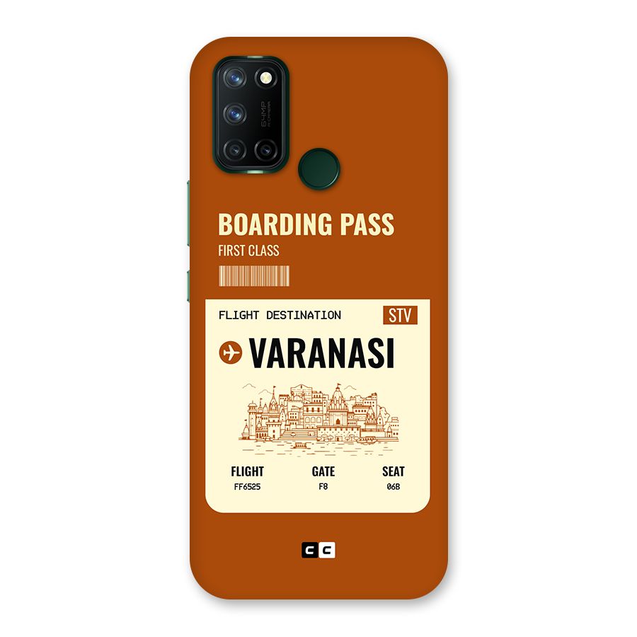 Varanasi Boarding Pass Back Case for Realme 7i