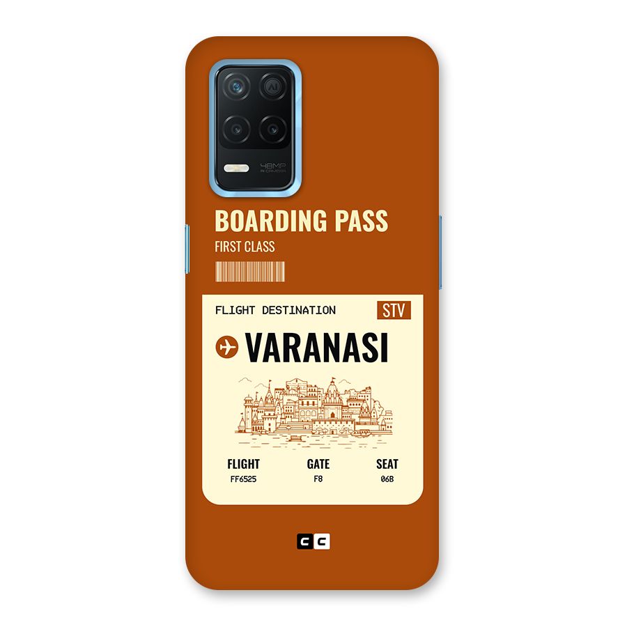 Varanasi Boarding Pass Back Case for Realme 8 5G