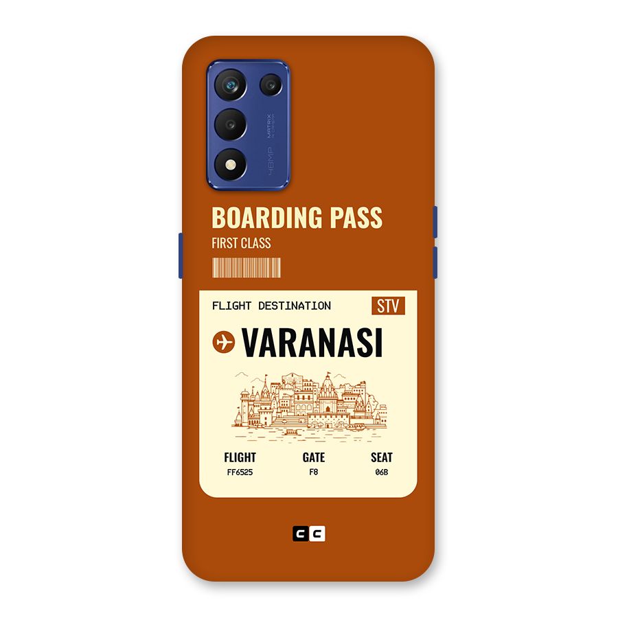 Varanasi Boarding Pass Back Case for Realme 9 5G Speed