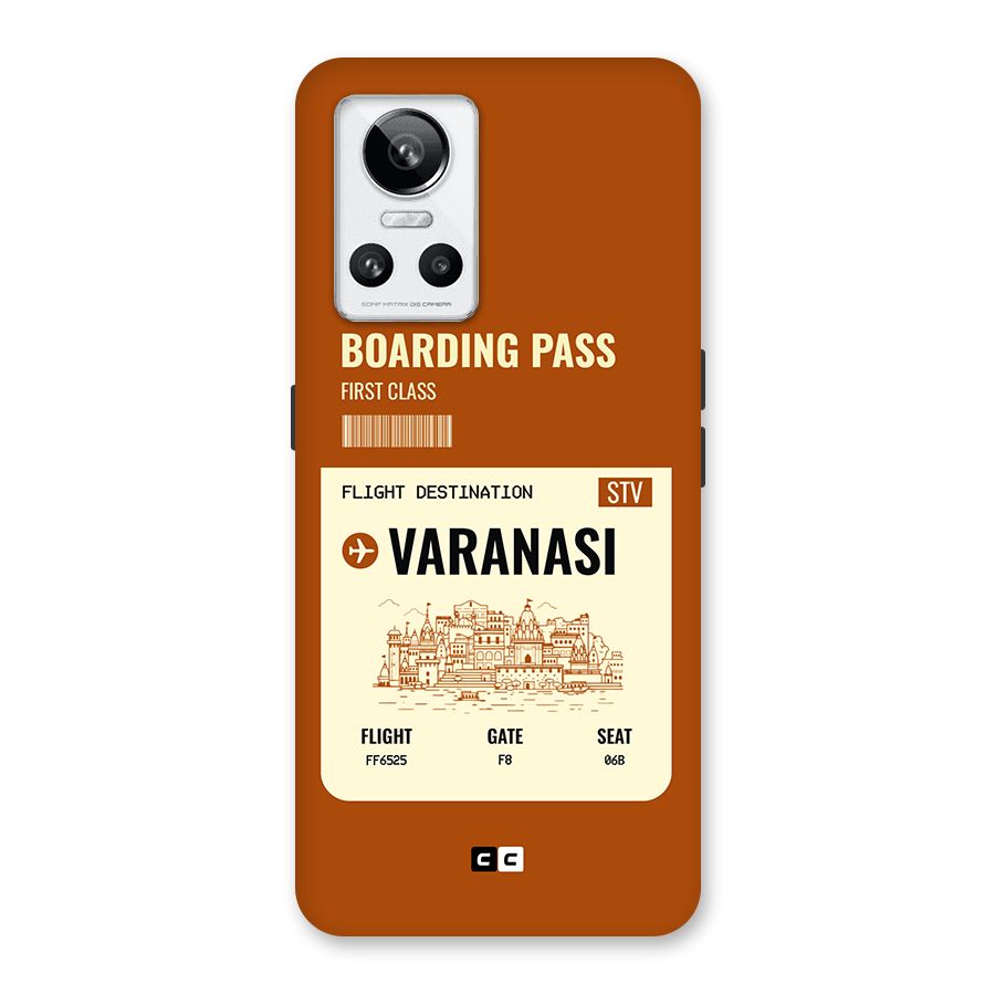 Varanasi Boarding Pass Back Case for Realme GT Neo 3