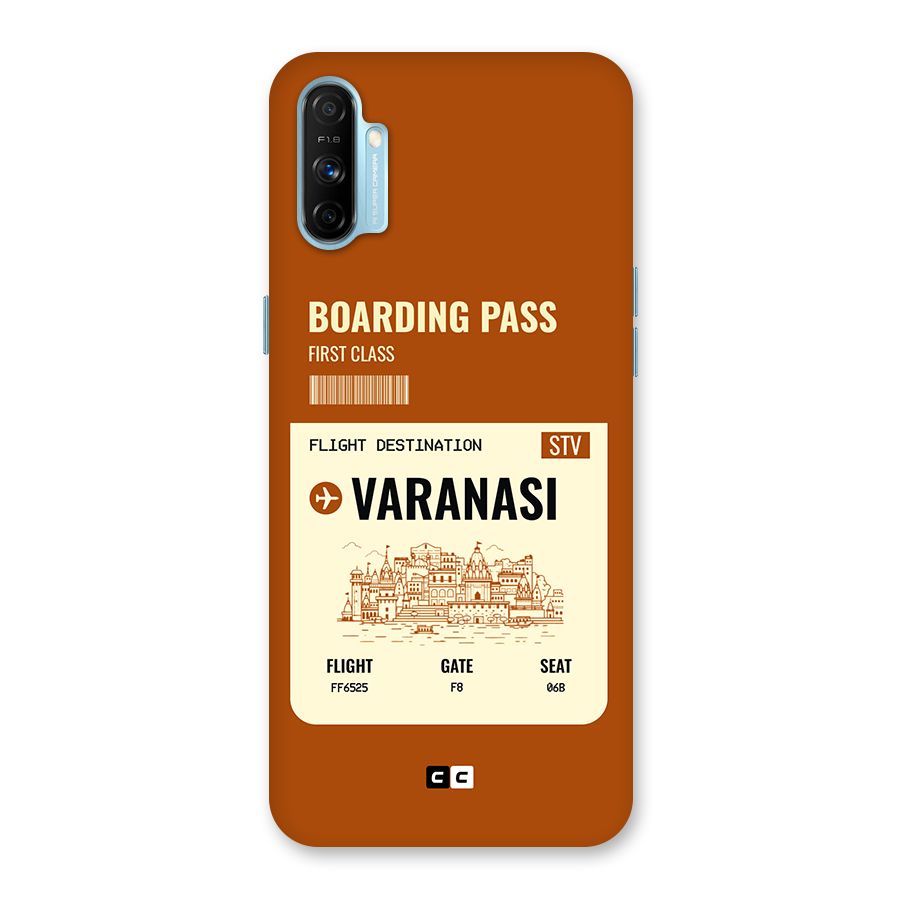 Varanasi Boarding Pass Back Case for Realme Narzo 20A