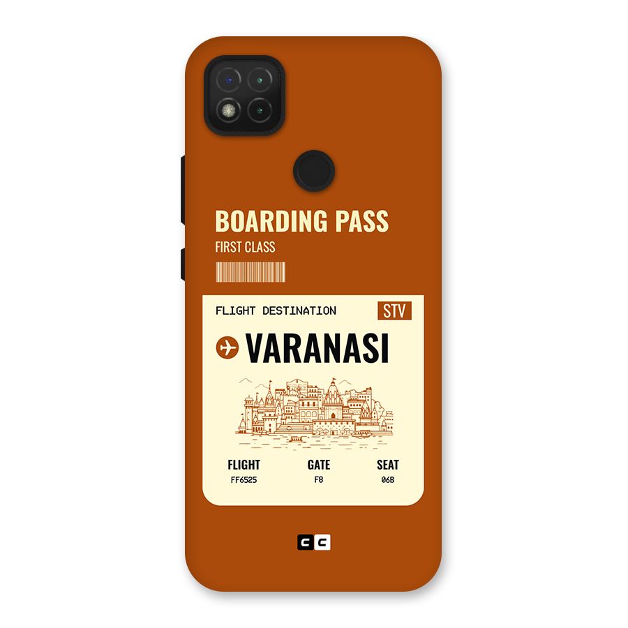 Varanasi Boarding Pass Back Case for Redmi 9