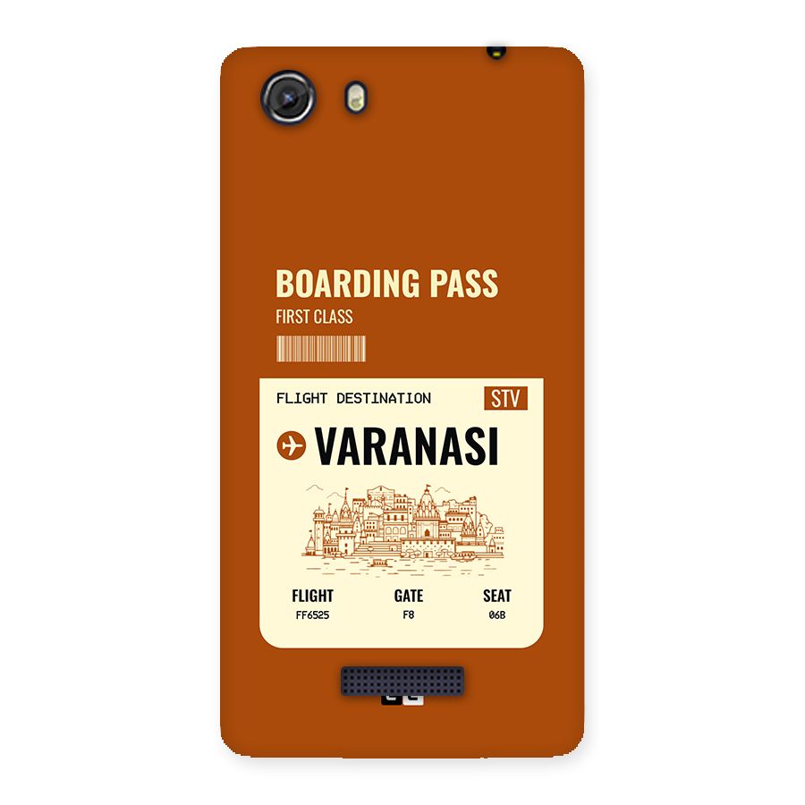 Varanasi Boarding Pass Back Case for Unite 3