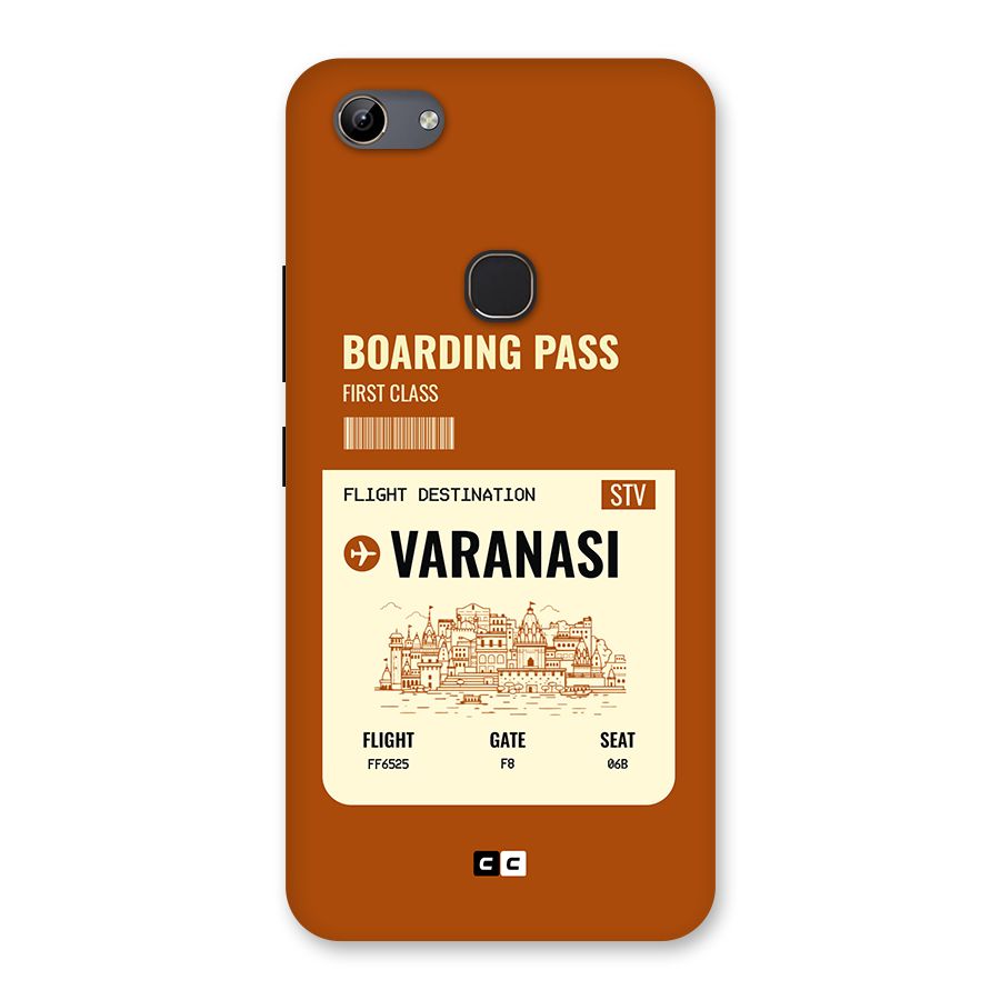Varanasi Boarding Pass Back Case for Vivo Y81