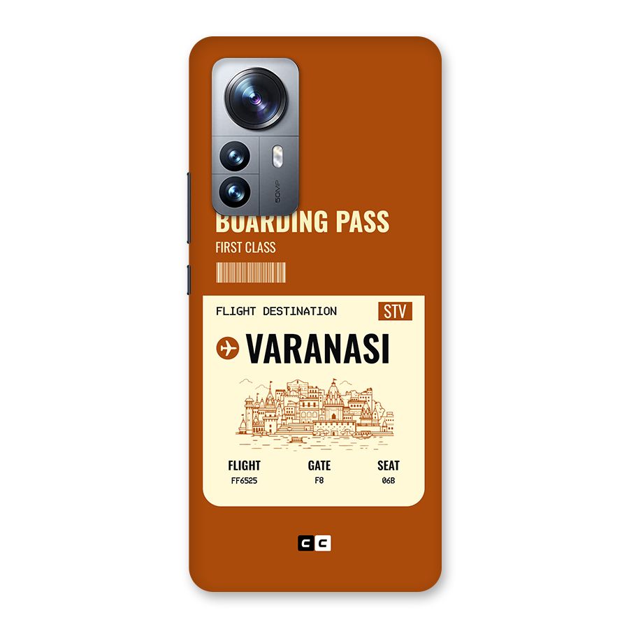Varanasi Boarding Pass Back Case for Xiaomi 12 Pro