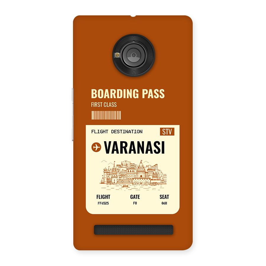 Varanasi Boarding Pass Back Case for Yunique