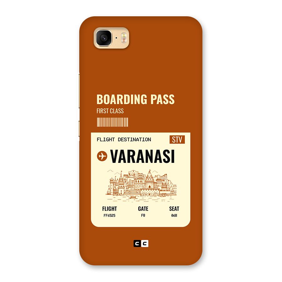 Varanasi Boarding Pass Back Case for Zenfone 3s Max