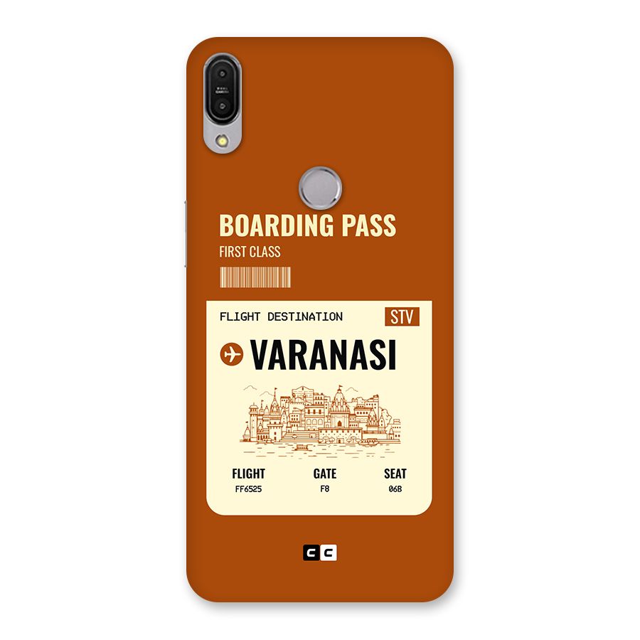 Varanasi Boarding Pass Back Case for Zenfone Max Pro M1