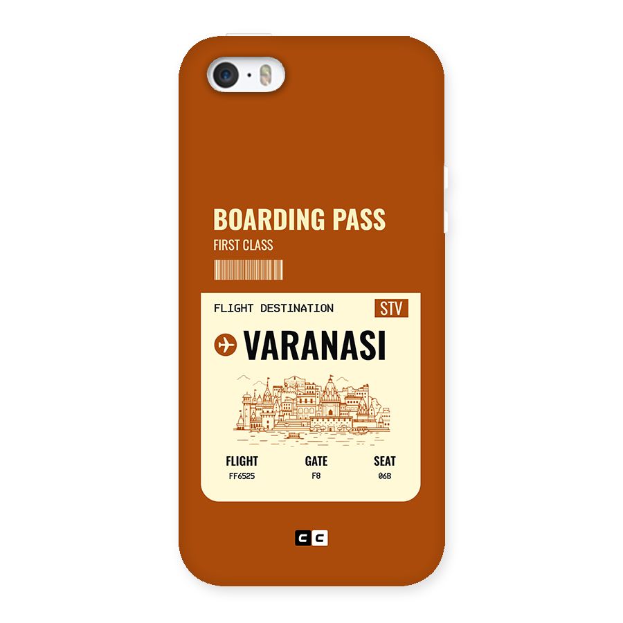Varanasi Boarding Pass Back Case for iPhone 5 5s