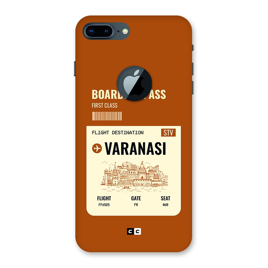 Varanasi Boarding Pass Back Case for iPhone 7 Plus Logo Cut