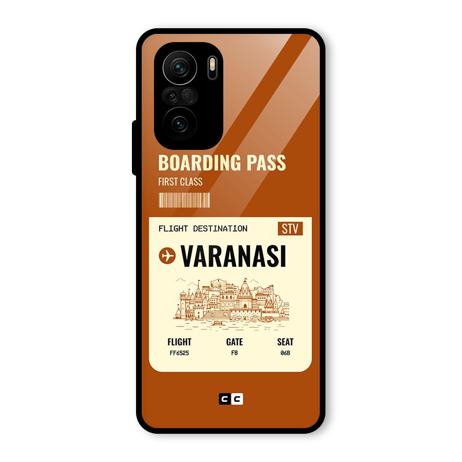 Varanasi Boarding Pass Glass Back Case for Mi 11X Pro