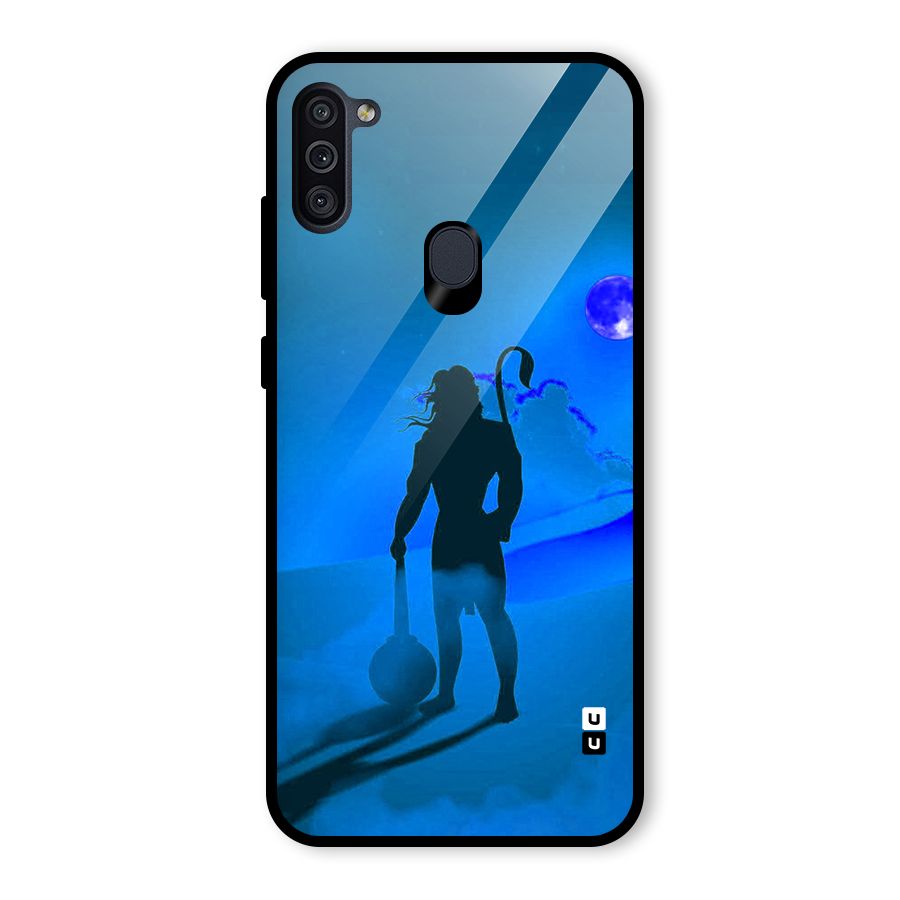 Vayu Putra Glass Back Case for Galaxy M11