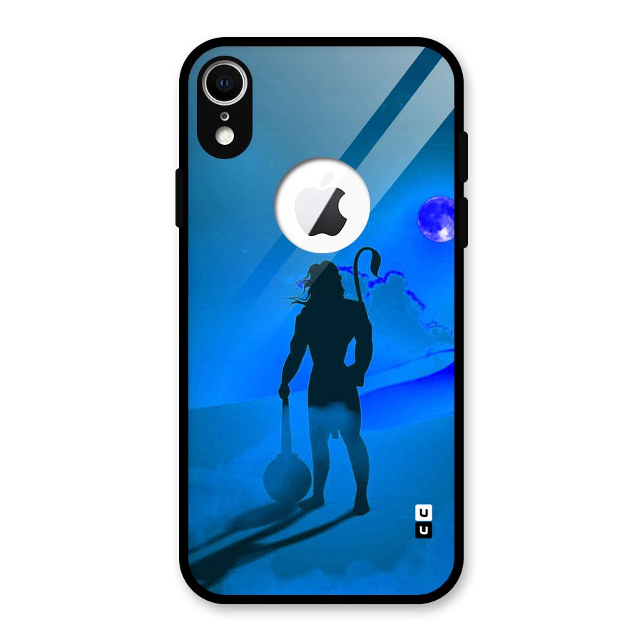 Vayu Putra Glass Back Case for iPhone XR Logo Cut