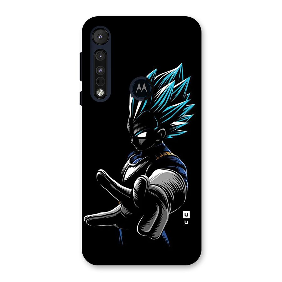 Vegeta Super Saiyan Back Case for Motorola One Macro