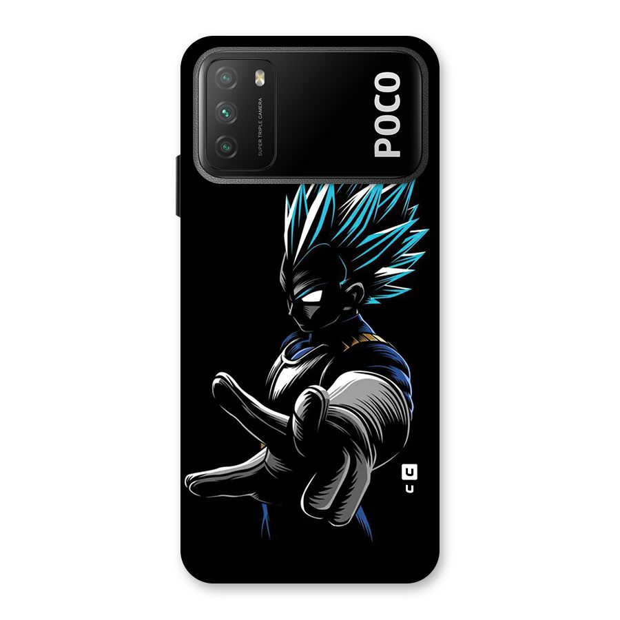 Vegeta Super Saiyan Back Case for Poco M3