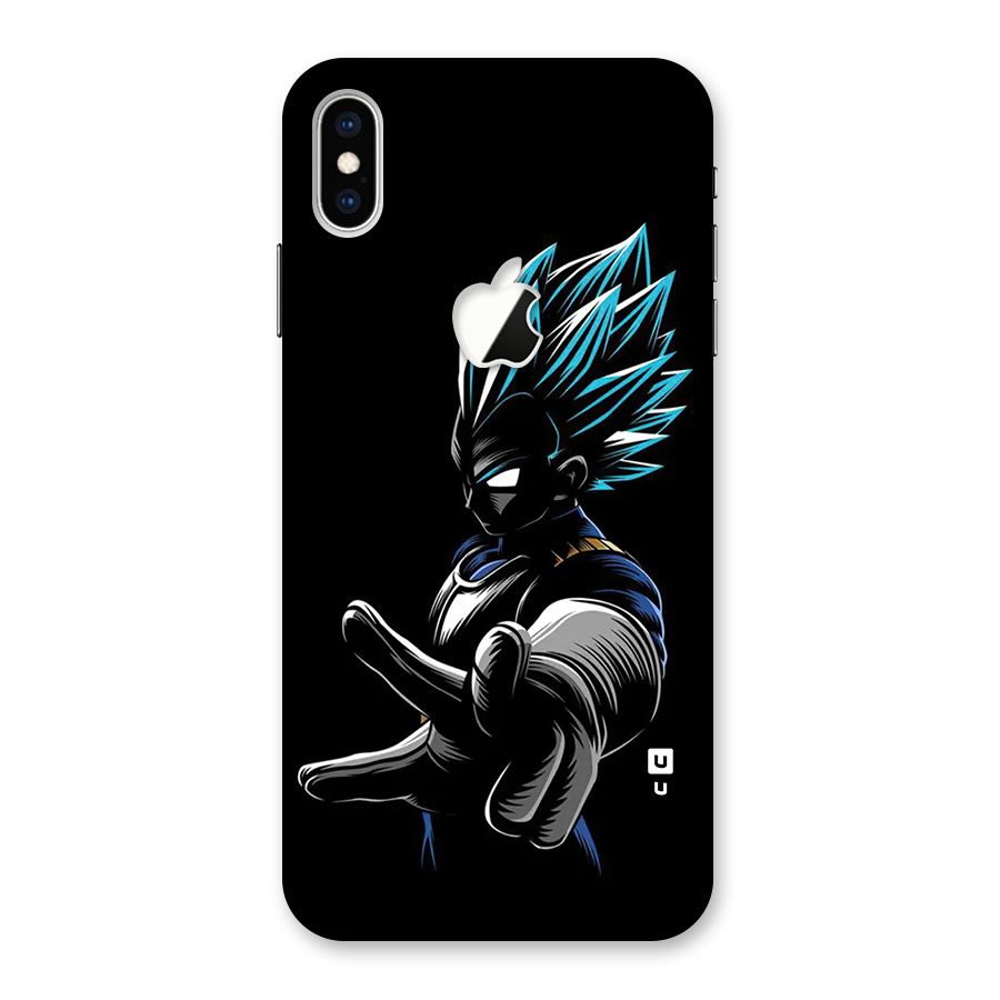 Vegeta Super Saiyan Back Case for iPhone XS Max Apple Cut