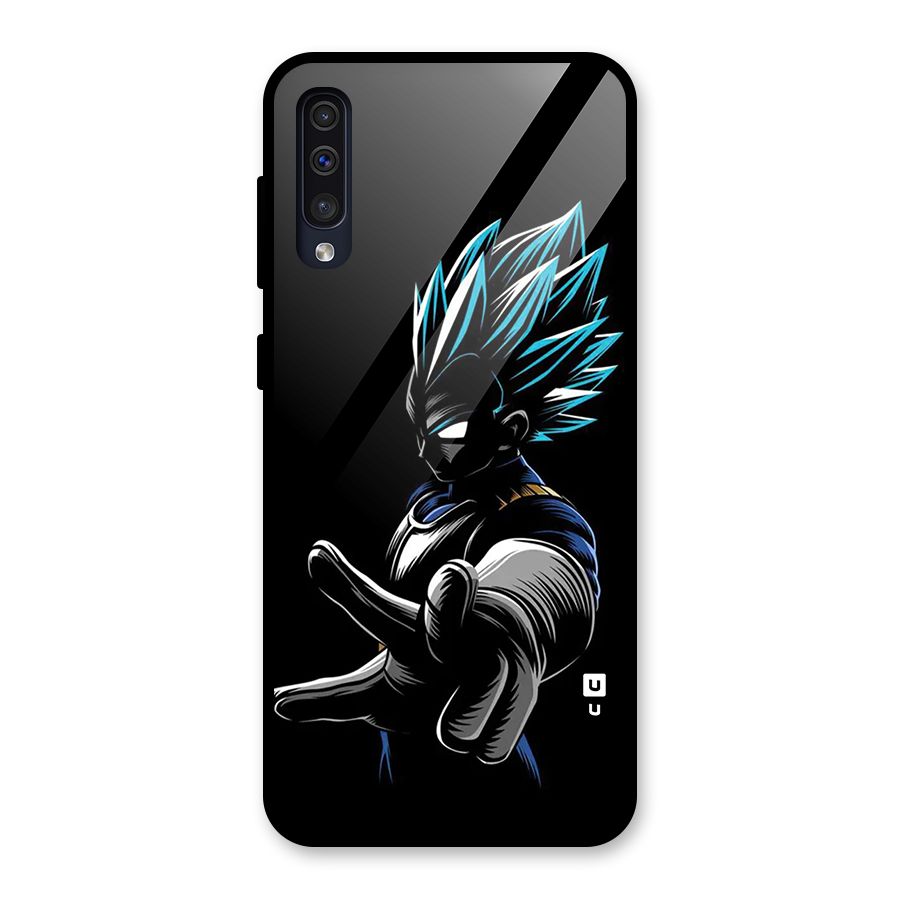 Vegeta Super Saiyan Glass Back Case for Galaxy A30s