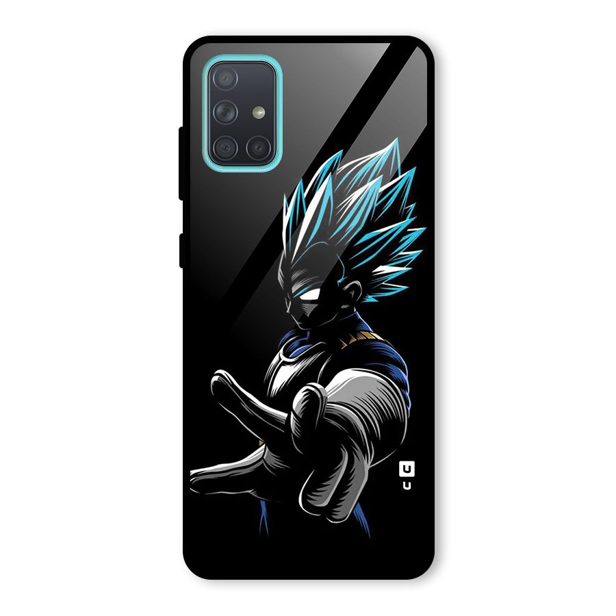 Vegeta Super Saiyan Glass Back Case for Galaxy A71