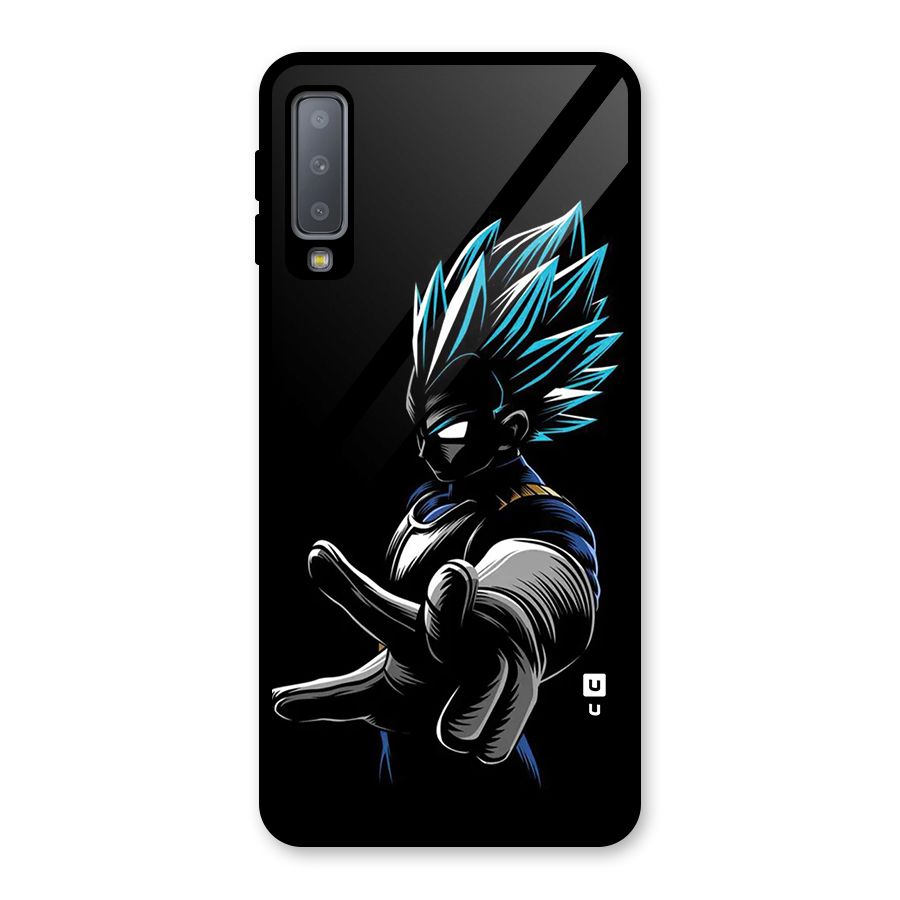 Vegeta Super Saiyan Glass Back Case for Galaxy A7 (2018)