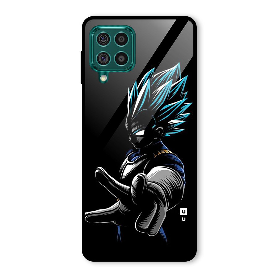 Vegeta Super Saiyan Glass Back Case for Galaxy F62