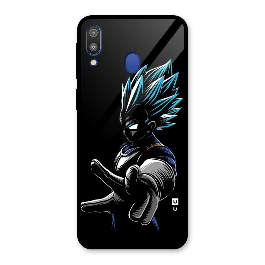 Vegeta Super Saiyan Glass Back Case for Galaxy M20