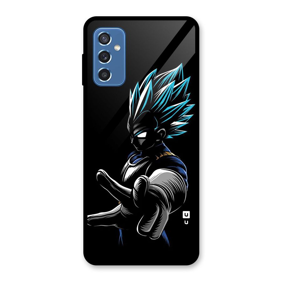 Vegeta Super Saiyan Glass Back Case for Galaxy M52 5G