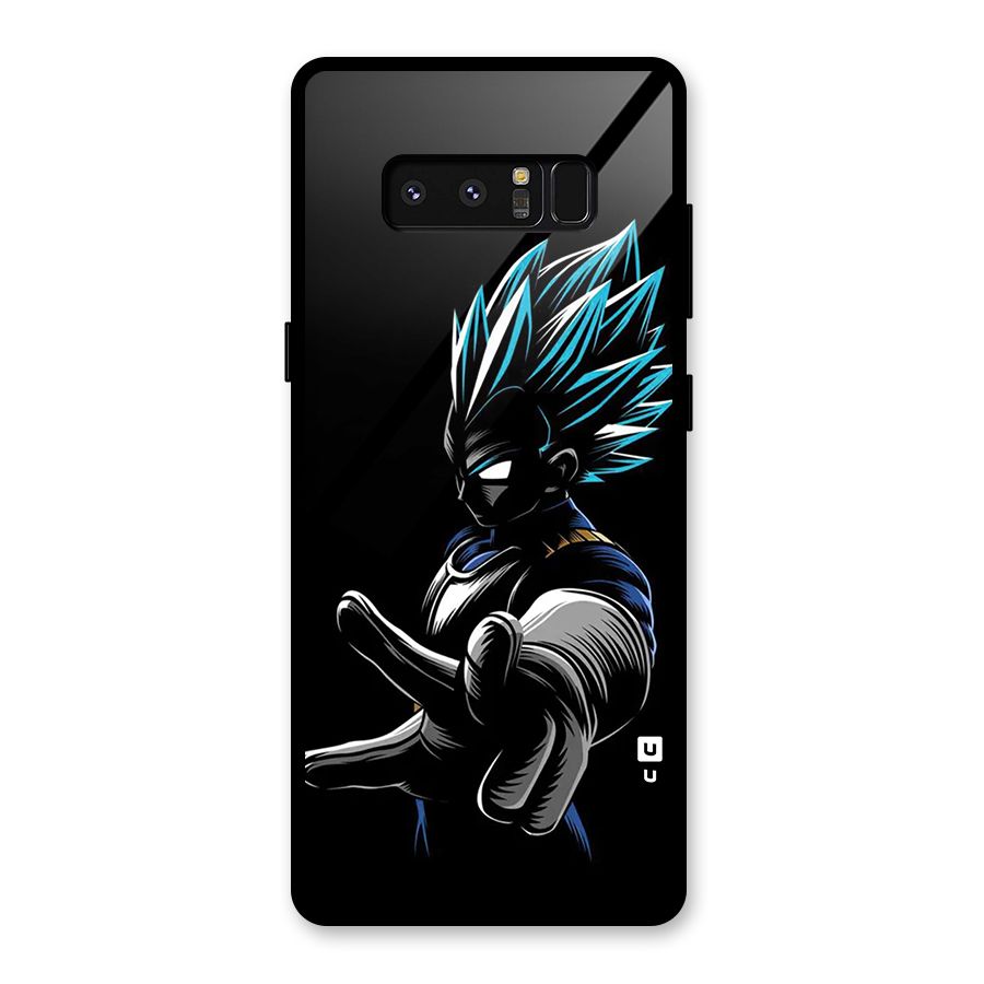 Vegeta Super Saiyan Glass Back Case for Galaxy Note 8