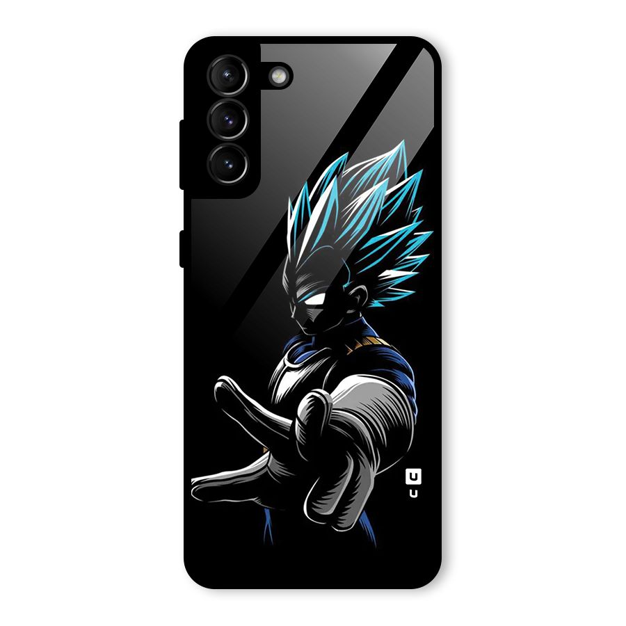 Vegeta Super Saiyan Glass Back Case for Galaxy S21 Plus