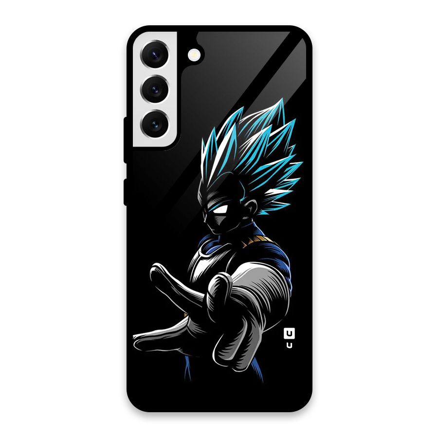 Vegeta Super Saiyan Glass Back Case for Galaxy S22 Plus 5G