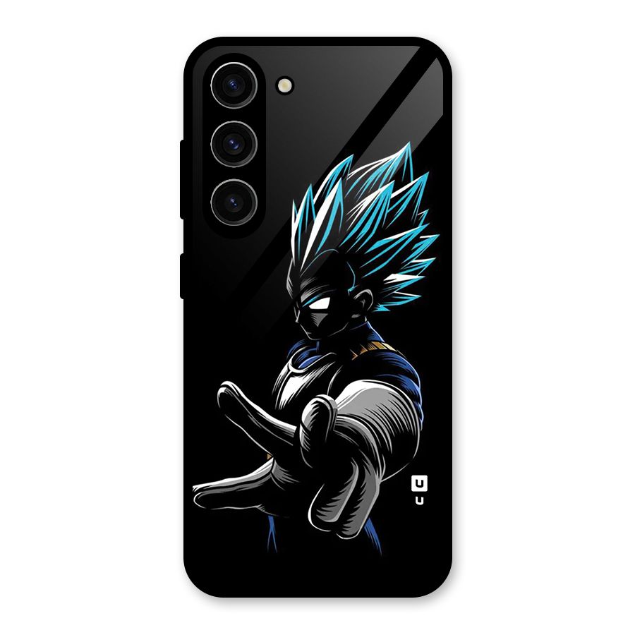 Vegeta Super Saiyan Glass Back Case for Galaxy S23