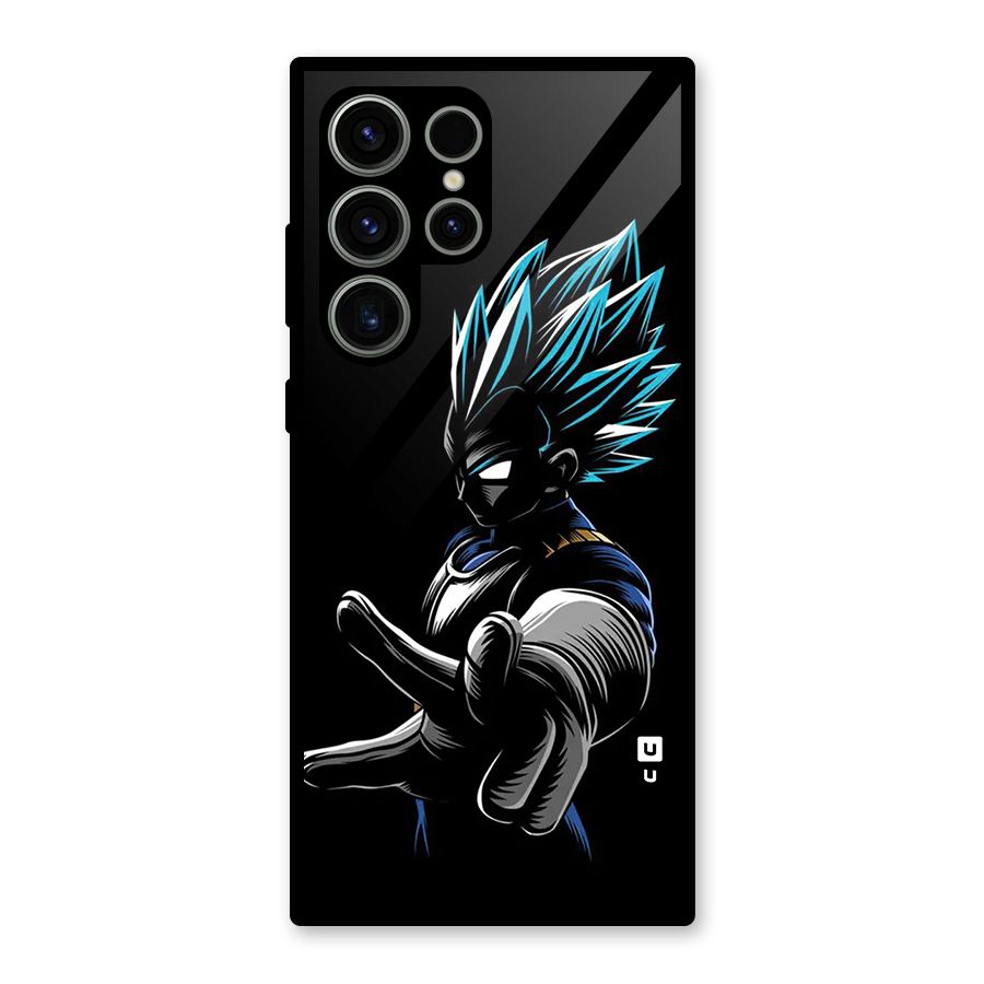 Vegeta Super Saiyan Glass Back Case for Galaxy S23 Ultra
