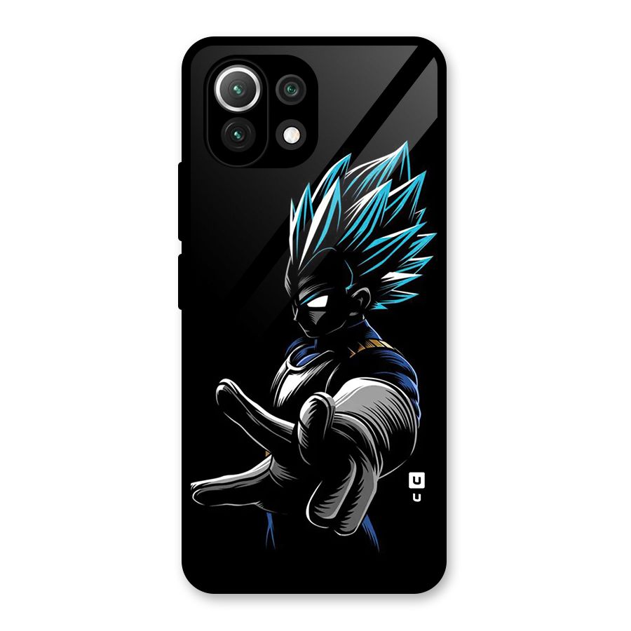 Vegeta Super Saiyan Glass Back Case for Mi 11 Lite NE 5G