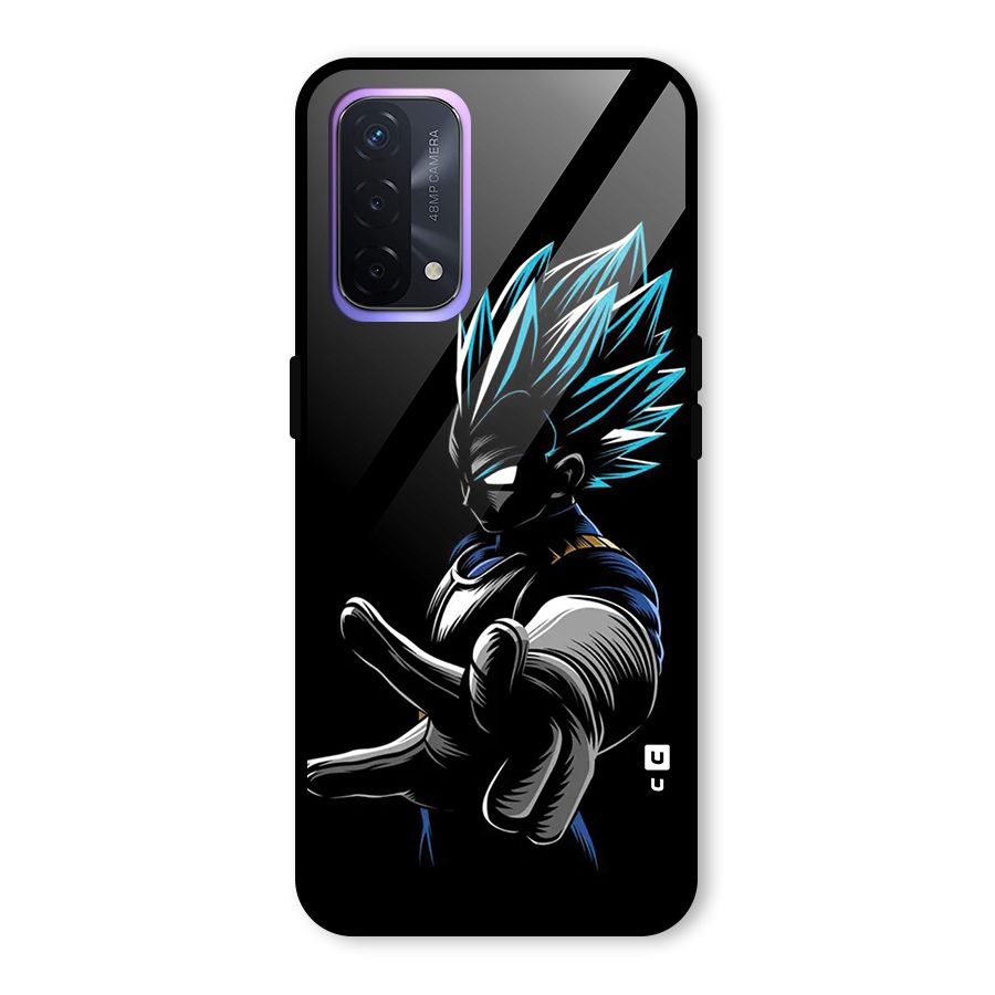 Vegeta Super Saiyan Glass Back Case for Oppo A74 5G